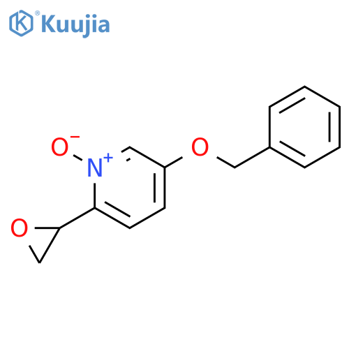 Pyridine, 2-oxiranyl-5-(phenylmethoxy)-, 1-oxide structure