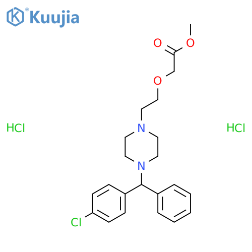 Cetirizine Methyl Ester Dihydrochloride (>90%) structure