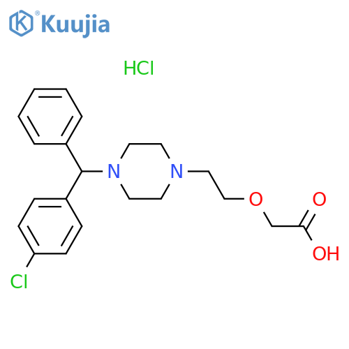 Cetirizine dihydrochloride structure