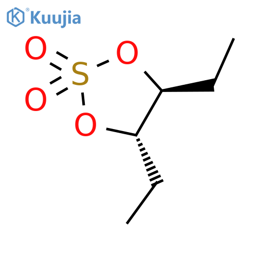 1,3,2-Dioxathiolane, 4,5-diethyl-, 2,2-dioxide, (4S,5S)- structure