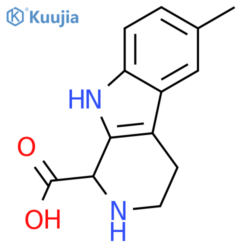 6-Methyl-2,3,4,9-tetrahydro-1h-β-carboline-1-carboxylic Acid structure