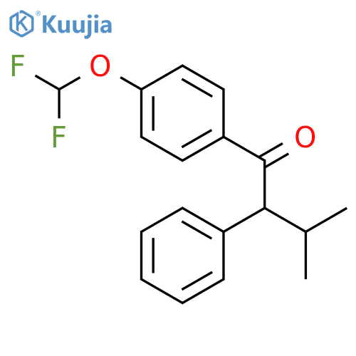 1-BUTANONE, 1-[4-(DIFLUOROMETHOXY)PHENYL]-3-METHYL-2-PHENYL- structure