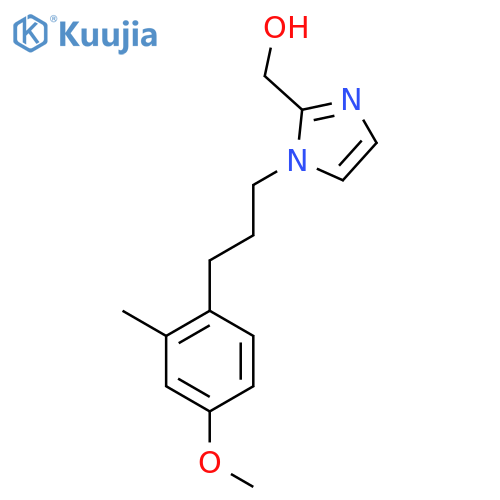 1H-Imidazole-2-methanol, 1-[3-(4-methoxy-2-methylphenyl)propyl]- structure