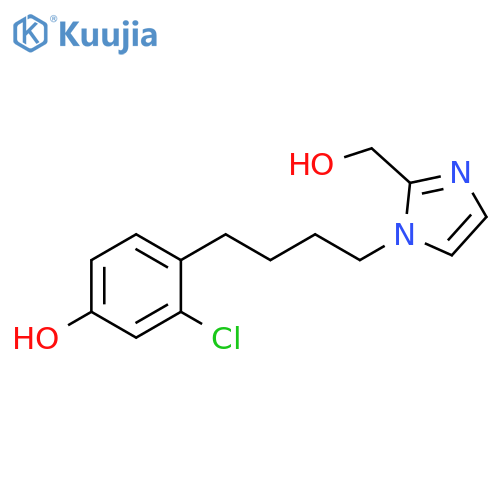 1H-Imidazole-2-methanol, 1-[4-(2-chloro-4-hydroxyphenyl)butyl]- structure