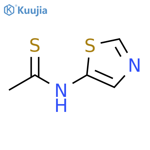 Ethanethioamide,N-5-thiazolyl- structure