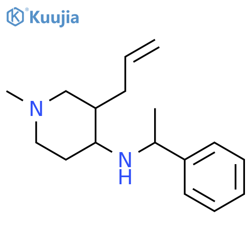 4-Piperidinamine, 1-methyl-N-[(1S)-1-phenylethyl]-3-(2-propenyl)-,(3R,4R)- structure