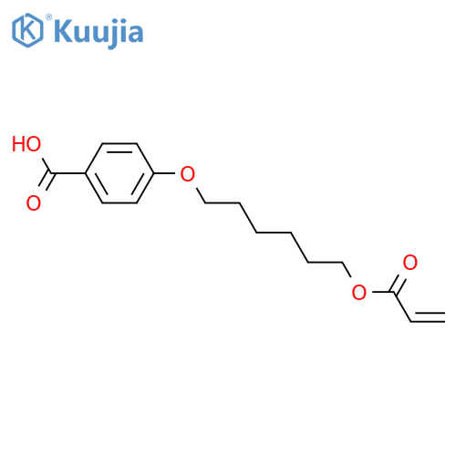 4-(6-Acryloxy-hexyl-1-oxy)-benzoicacid structure