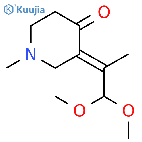 4-Piperidinone, 3-(2,2-dimethoxy-1-methylethylidene)-1-methyl- structure