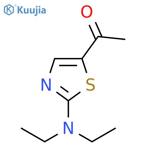 Ethanone, 1-[2-(diethylamino)-5-thiazolyl]- structure