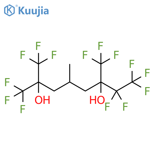 2,6-Octanediol,1,1,1,7,7,8,8,8-octafluoro-4-methyl-2,6-bis(trifluoromethyl)- structure