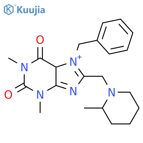 7-benzyl-1,3-dimethyl-8-(2-methylpiperidin-1-yl)methyl-2,3,6,7-tetrahydro-1H-purine-2,6-dione structure