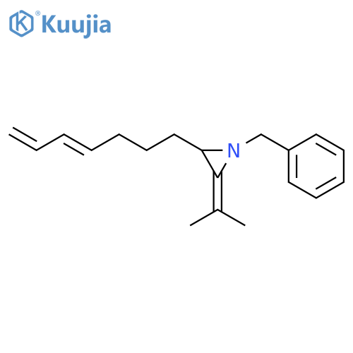 AZIRIDINE, 2-(4,6-HEPTADIENYL)-3-(1-METHYLETHYLIDENE)-1-(PHENYLMETHYL)- structure