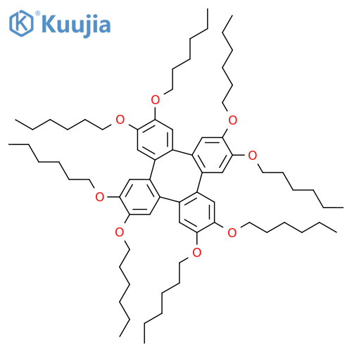 Tetraphenylene, 2,3,6,7,10,11,14,15-octakis(hexyloxy)- structure
