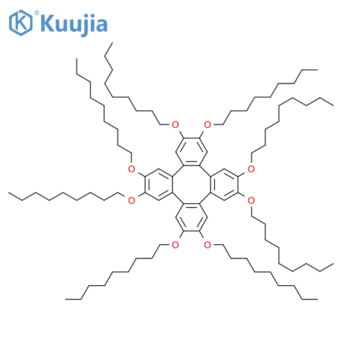 Tetraphenylene, 2,3,6,7,10,11,14,15-octakis(nonyloxy)- structure