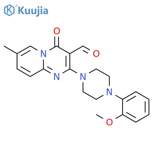 2-[4-(2-Methoxy-phenyl)-piperazin-1-yl]-7-methyl-4-oxo-4H-pyrido[1,2-a]pyrimidine-3-carbaldehyde structure
