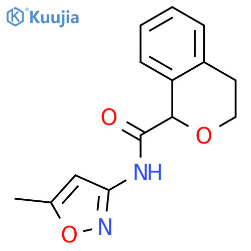 N-(5-Methylisoxazol-3-yl)isochroman-1-carboxamide structure