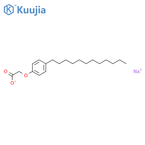 sodium (4-dodecylphenoxy)acetate structure