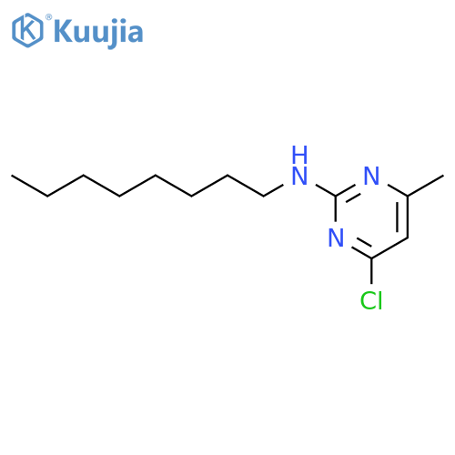 2-Pyrimidinamine, 4-chloro-6-methyl-N-octyl- structure