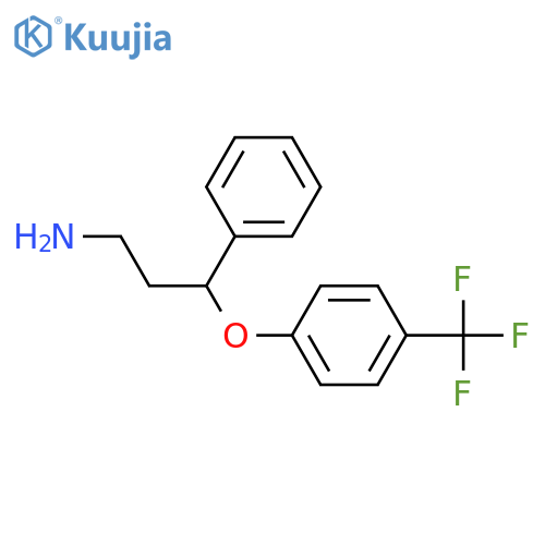 Benzenepropanamine, g-[4-(trifluoromethyl)phenoxy]- structure