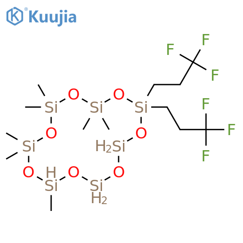CYCLOHEPTASILOXANE, HEPTAMETHYLBIS(3,3,3-TRIFLUOROPROPYL)- structure