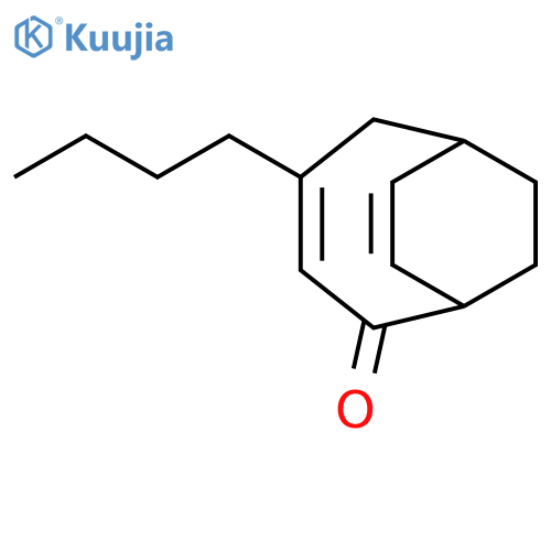 Bicyclo[4.2.2]deca-3,7-dien-2-one, 4-butyl- structure