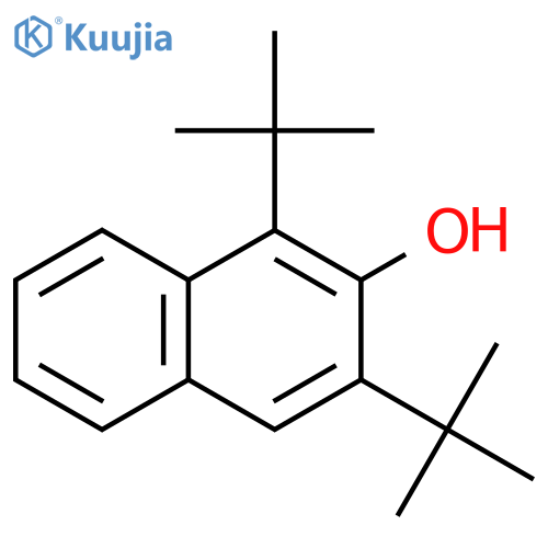 2-Naphthalenol,1,3-bis(1,1-dimethylethyl)- structure