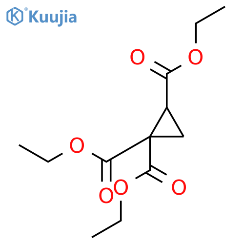 1,1,2-Cyclopropanetricarboxylic acid, triethyl ester structure