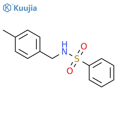 Benzenesulfonamide, N-[(4-methylphenyl)methyl]- structure