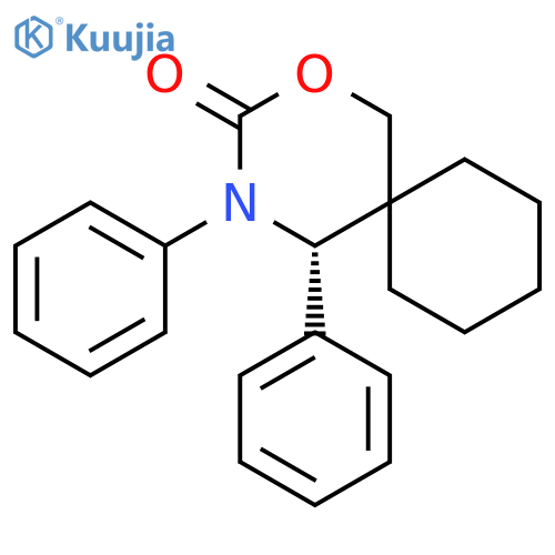 2-OXA-4-AZASPIRO[5.5]UNDECAN-3-ONE, 4,5-DIPHENYL-, (S)- structure