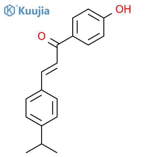 2-PROPEN-1-ONE, 1-(4-HYDROXYPHENYL)-3-[4-(1-METHYLETHYL)PHENYL]- structure