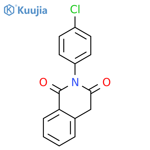 2-(4-chlorophenyl)isoquinoline-1,3(2H,4H)-dione structure