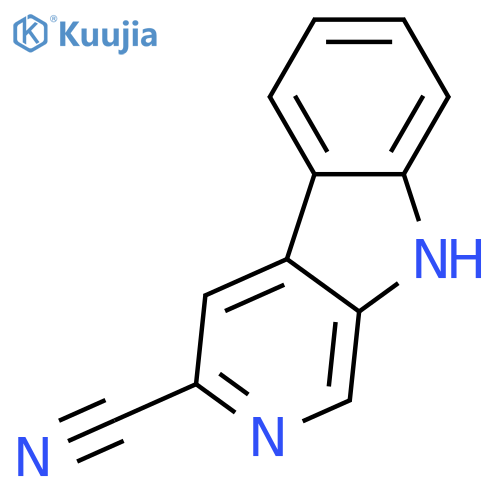 9H-Pyrido3,4-bindole-3-carbonitrile structure