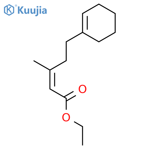 2-Pentenoic acid, 5-(1-cyclohexen-1-yl)-3-methyl-, ethyl ester, (Z)- structure