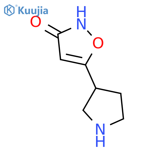 3(2H)-Isoxazolone,5-(3-pyrrolidinyl)- structure