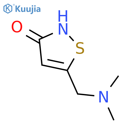 3(2H)-Isothiazolone,5-[(dimethylamino)methyl]- structure