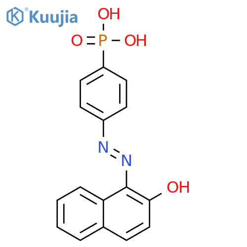 Phosphonic acid, [4-[(2-hydroxy-1-naphthalenyl)azo]phenyl]- structure
