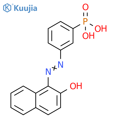 Phosphonic acid, [3-[(2-hydroxy-1-naphthalenyl)azo]phenyl]- structure