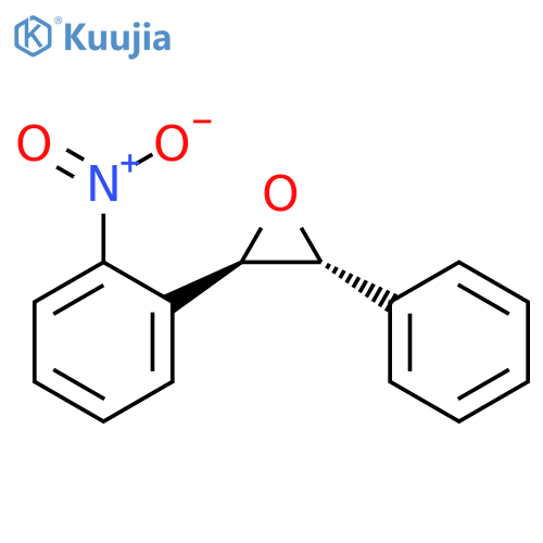Oxirane, 2-(2-nitrophenyl)-3-phenyl-, (2R,3R)- structure