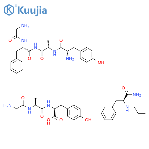 L-Phenylalaninamide,L-tyrosyl-D-alanylglycyl-N-[3-[[N-[N-(N-L-tyrosyl-D-alanyl)glycyl]-L-phenylalanyl]amino]propyl]-(9CI) structure