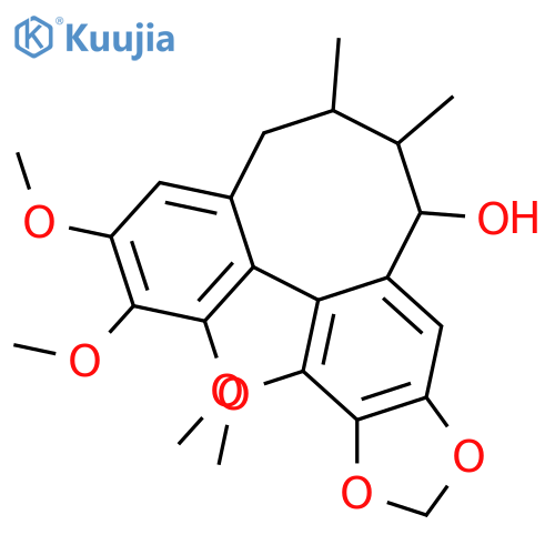Benzo[3,4]cycloocta[1,2-f][1,3]benzodioxol-8-ol,5,6,7,8-tetrahydro-1,2,3,13-tetramethoxy-6,7- dimethyl-,(6S,7S,8R,13aS)- structure