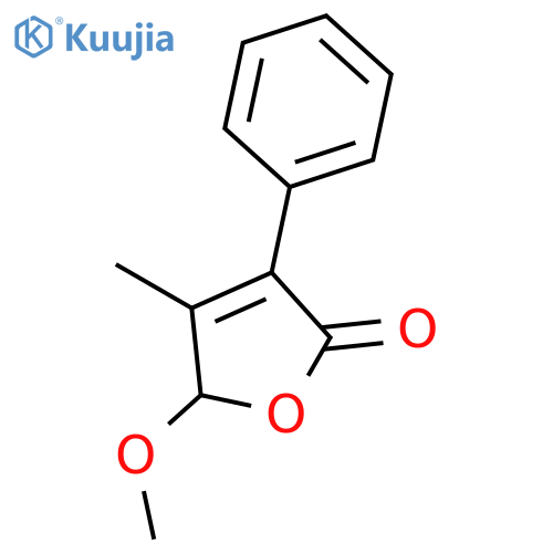 2(5H)-FURANONE, 5-METHOXY-4-METHYL-3-PHENYL- structure