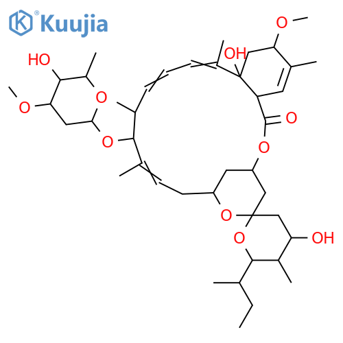 6,8a-Seco-6,8a-deoxyavermectin A1a aglycone; 22,23-Dihydro, 23S-hydroxy, 13-O-(2,6-dideoxy-3-O-methyl-α-L-arabino-hexopyranoside) structure