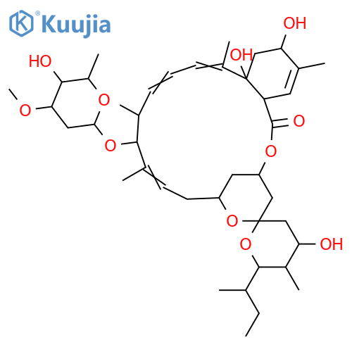 6,8a-Seco-6,8a-deoxyavermectin A1a aglycone; 22,23-Dihydro, 23S-hydroxy, O-de-Me, 13-O-(2,6-dideoxy-3-O-methyl-α-L-arabino-hexopyranoside) structure