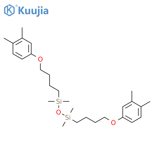 DISILOXANE, 1,3-BIS[4-(3,4-DIMETHYLPHENOXY)BUTYL]-1,1,3,3-TETRAMETHYL- structure