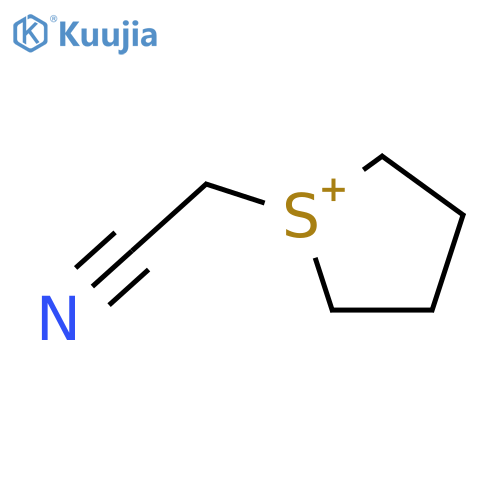 Thiophenium, 1-(cyanomethyl)tetrahydro- structure