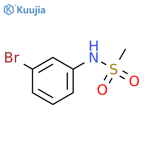 N-(3-Bromophenyl)methanesulfonamide structure