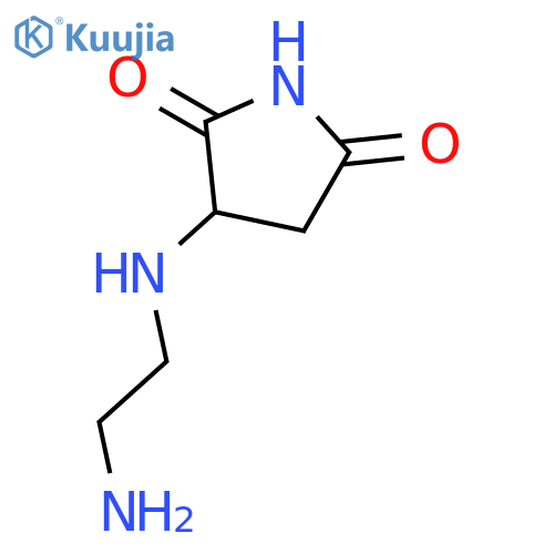 3-(2-aminoethyl)aminopyrrolidine-2,5-dione structure