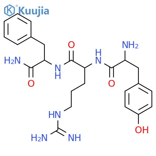 L-Phenylalaninamide, L-tyrosyl-D-arginyl- structure