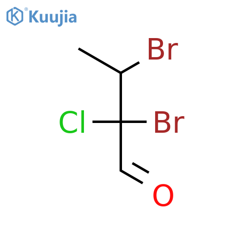 BUTANAL, 2,3-DIBROMO-2-CHLORO- structure