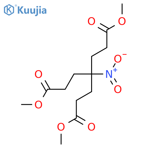 Dimethyl 4-(3-methoxy-3-oxopropyl)-4-nitroheptanedioate structure